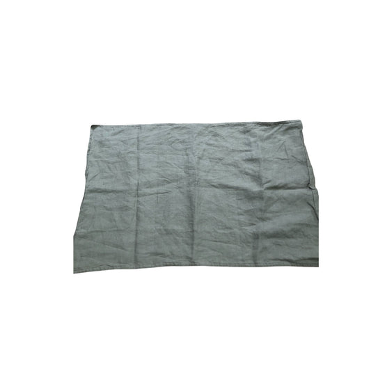 Green Linen Pillowcase Soft Natural Fabric Bedding Decor 19.5 x 30"