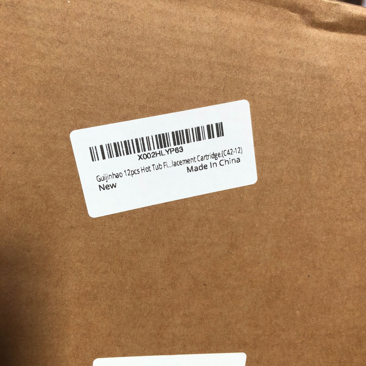 GuijinHao 12pcs Hot Tub Replacement Cartridge C42-12 Filter Set New