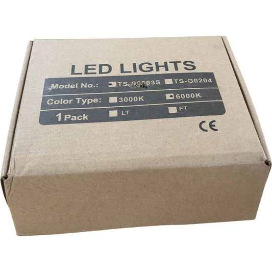 LED Spotlight TS-S2203S 6000K Solar Lights Outdoor Garden LED Lighting Two Pack