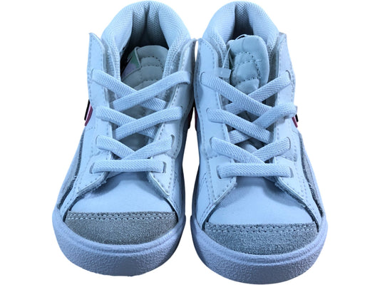 Nike DD1849 101 Blazer Mid 5.5C Kids White Pink Black High Top Trainers