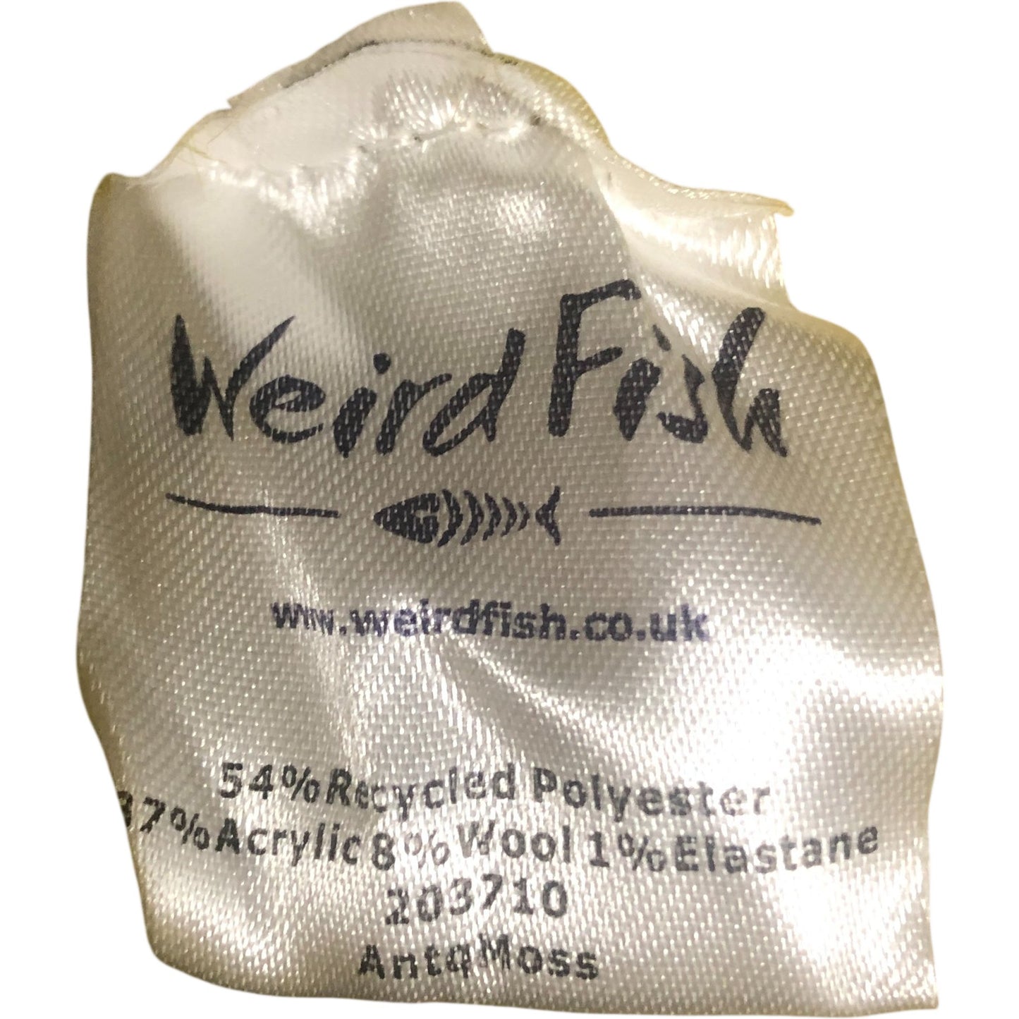 Weird Fish Antique moss Beanie Hat Yellow Women's Warm Knit Winter Wear