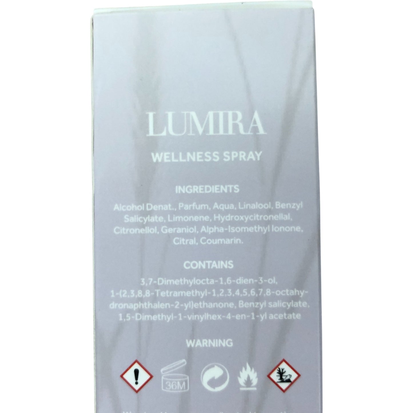 Lumira Wellness Spray 50ml Aroma Wellness Natural Spray Fragrance Positive