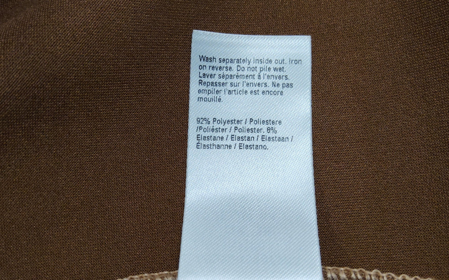 River Island Women's Skirt UK18 Stretch A Line Suede Effect Tan New With Tags