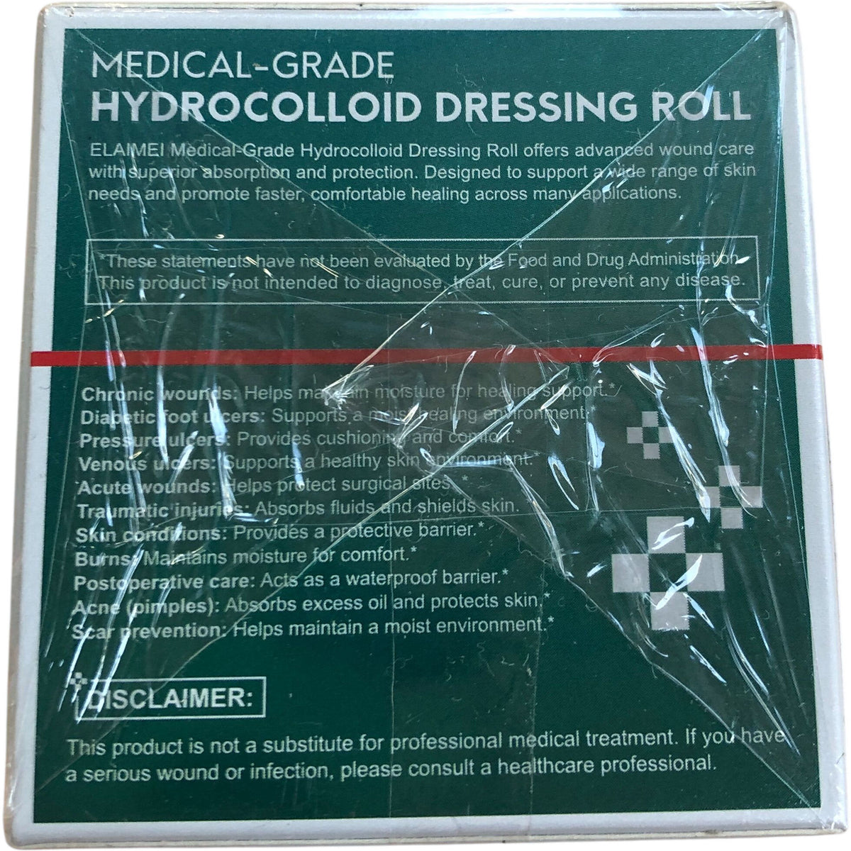 Elaimei Medical Grade Hydrocolloid Dressing Roll 5cm x 3.6m New First Aid