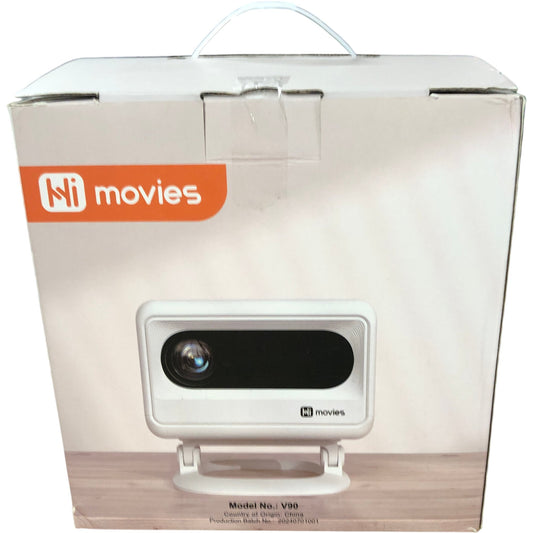 HIMOVIES V90 Mini Projector Full HD Portable Electric Home Theatre Device