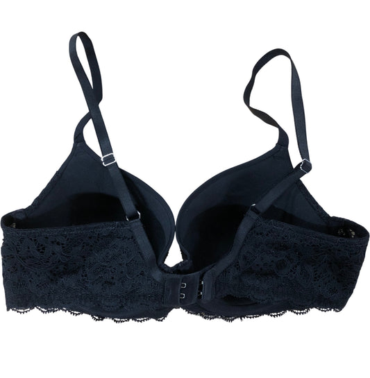 ella M Lily T Shirt Bra UK34B Women's Soft Luxury Lace Black Comfort Padding