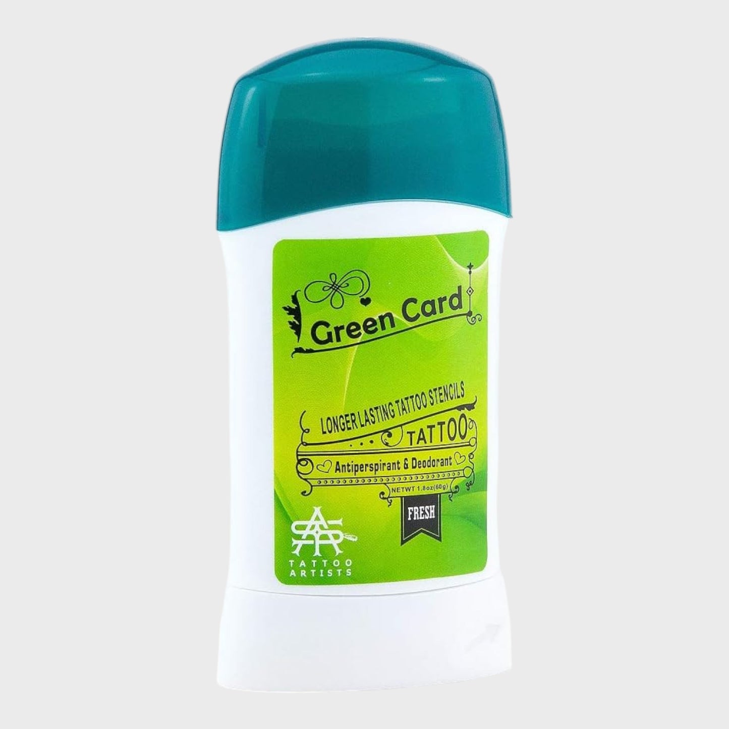 Green Card Tattoo Transfer Deodorant Stick - Fresh