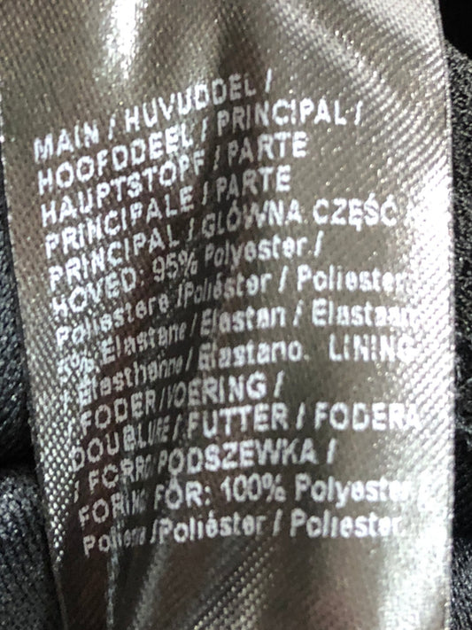 River Island UK L Women's Black Crop Top Ruffle Detail Party Wear