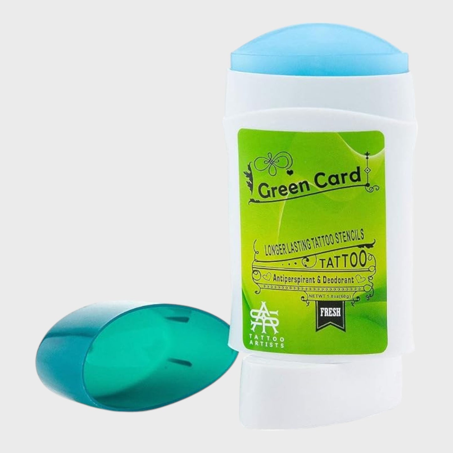 Green Card Tattoo Transfer Deodorant Stick - Fresh