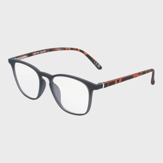 Foster Grant Spruce Blue Light Filter Reading Glasses