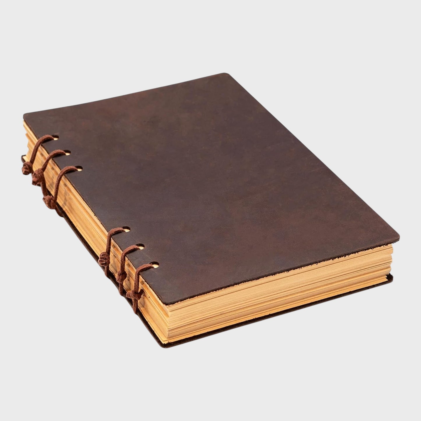 Handmade Vintage Leather Journal - A6 - with 400 Pages