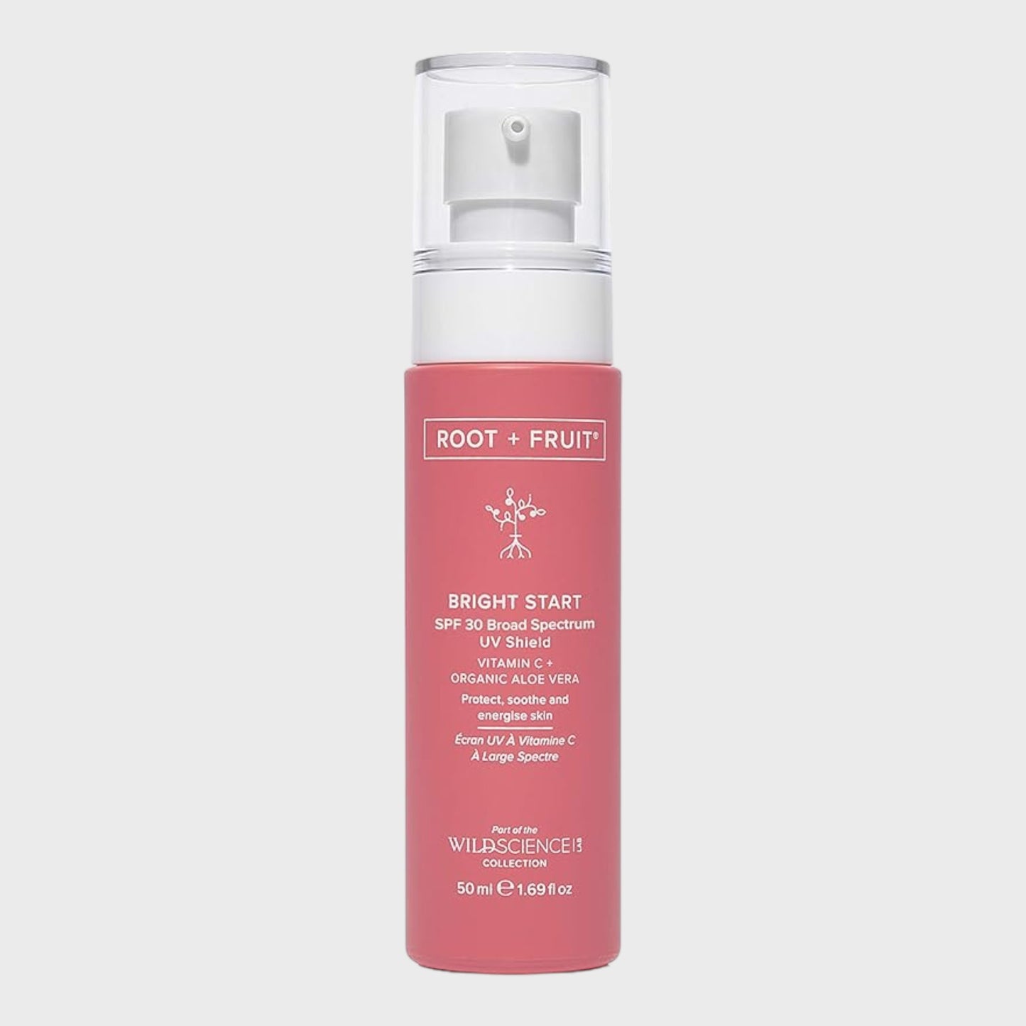 Wild Science Lab Root & Fruit Bright Start SPF30 UV Shield - 50ml