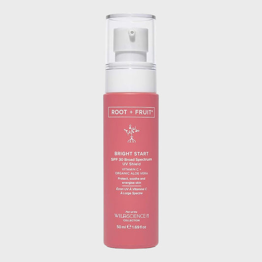 Wild Science Lab Root & Fruit Bright Start SPF30 UV Shield - 50ml