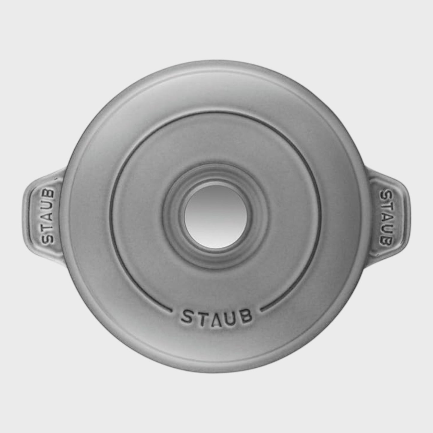 Staub Round Cast Iron Round Hot Plate - 20cm - Graphite
