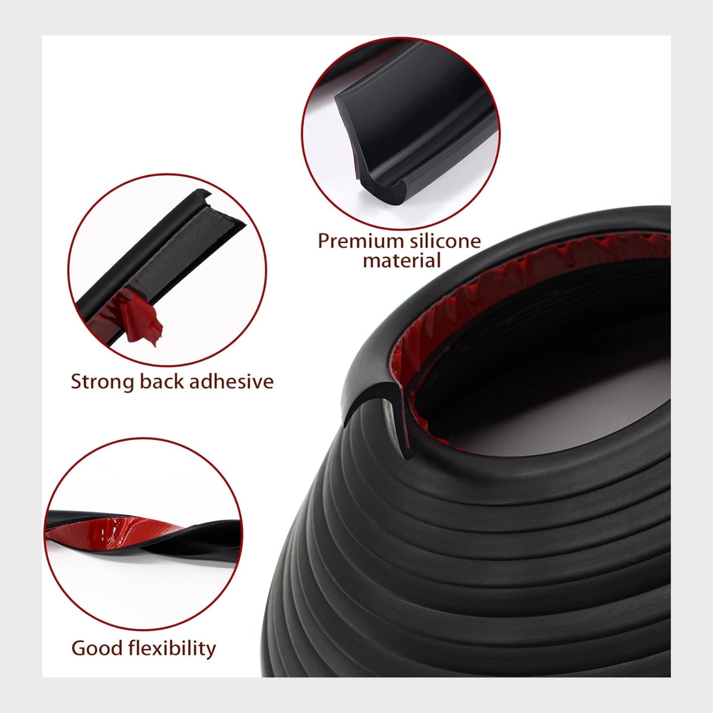 RV & Caravan Rain Gutter - Rubber Drip Strip - 10 Meters