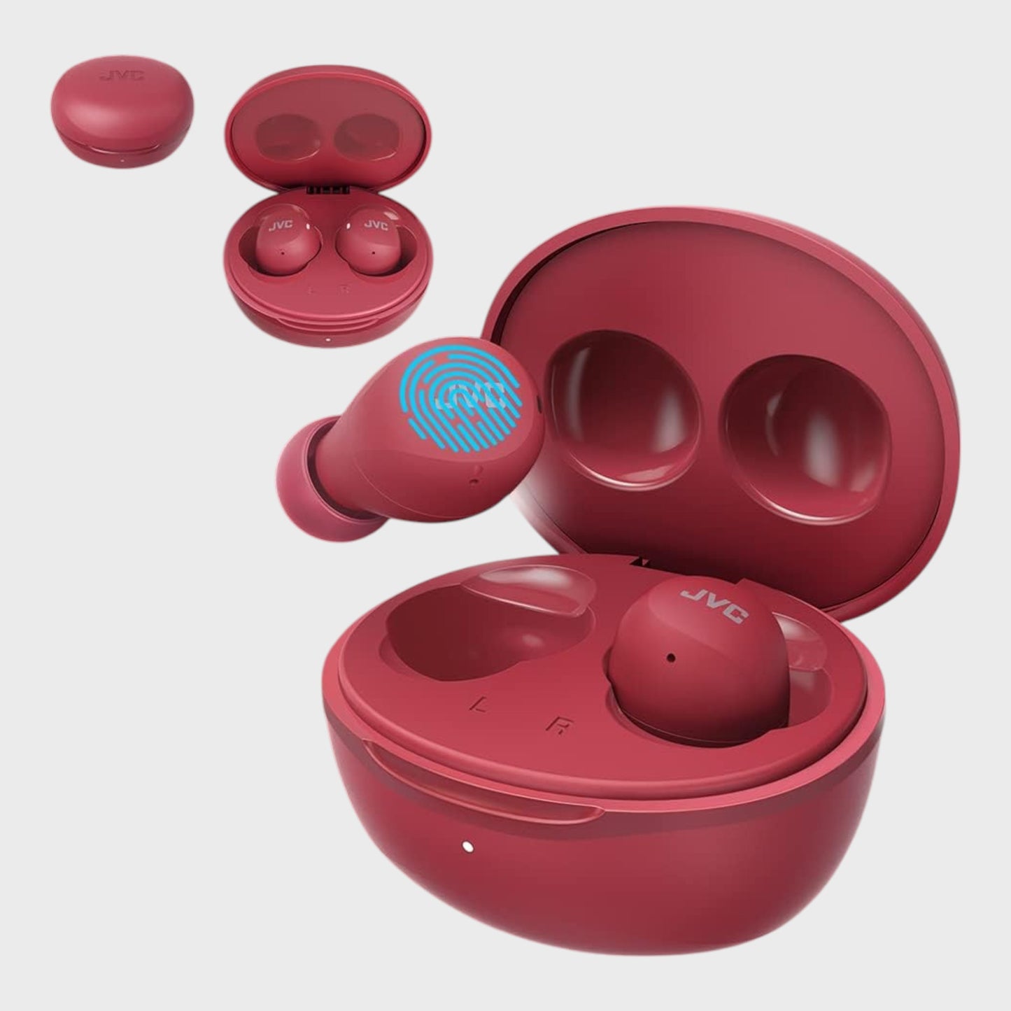 JVC Gumy Mini Wireless Headphones - Watermelon Red
