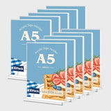 A5 Double Sided Acrylic Display Stand Sign Holder - Pack of 10