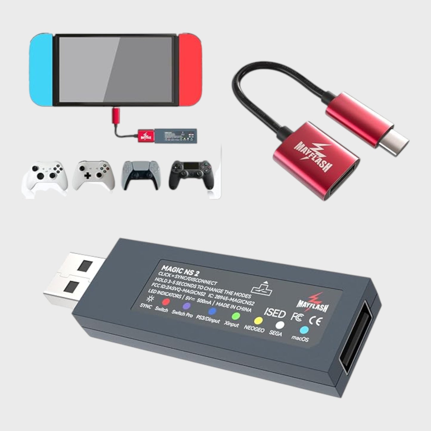 Mayflash Magic-NS 2 Wireless Controller Adapter