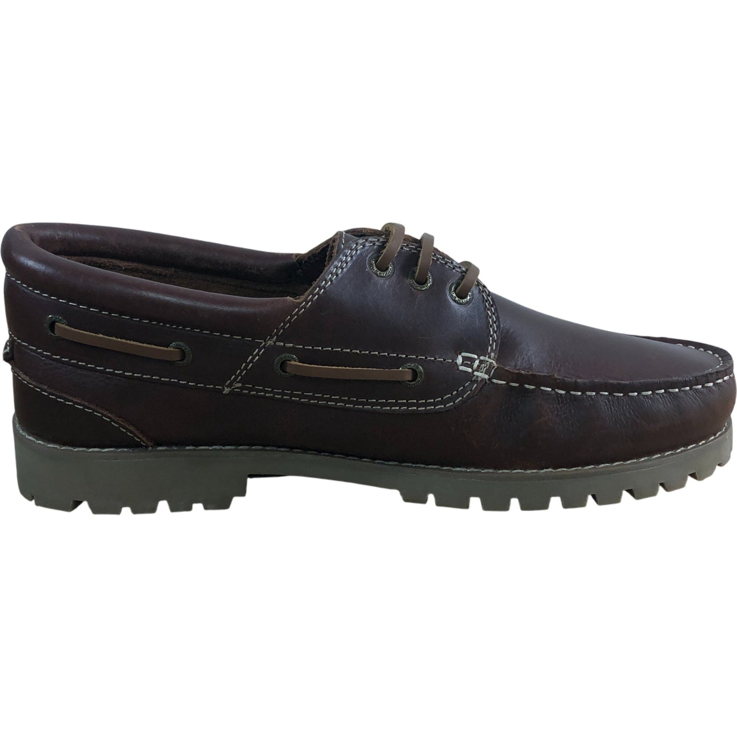 Hush Puppies Casual Shoes UK11 Men's Brown Leather Lace Up Comfort Footwear