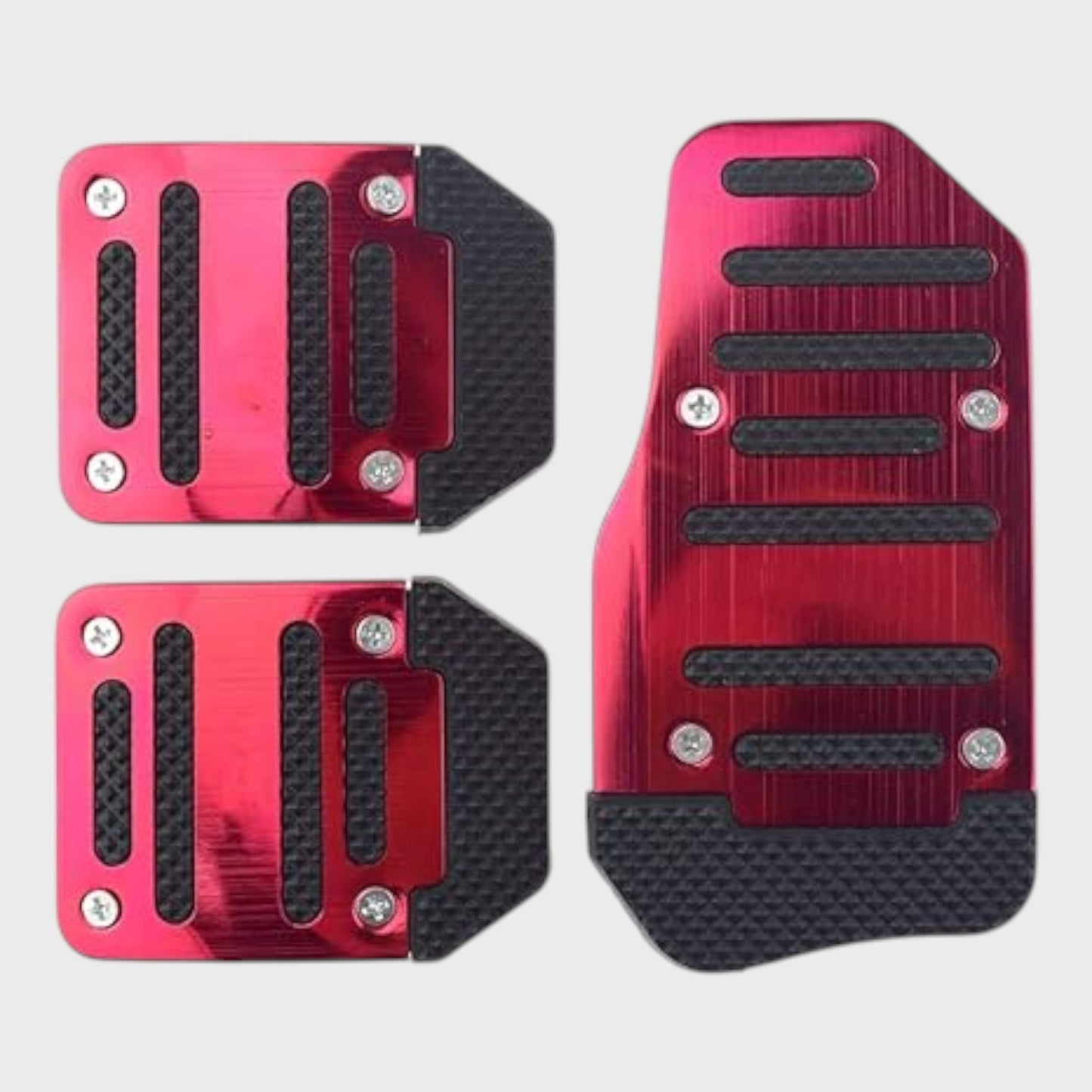 Car Pedal Covers - Three Pack - Red