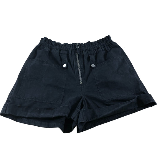 River Island Women's Black Shorts UK10 Cotton