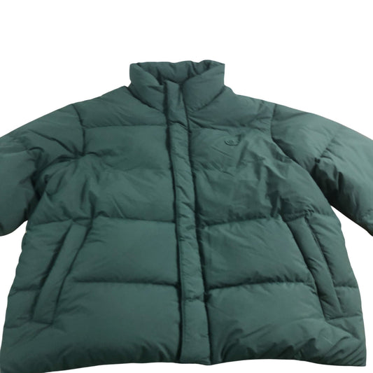 Adidas Green Puffer Jacket XL Men's Outdoor Warm Recycled Material Lightweight