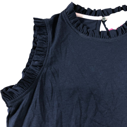 Navy Frill Vest - Size 12