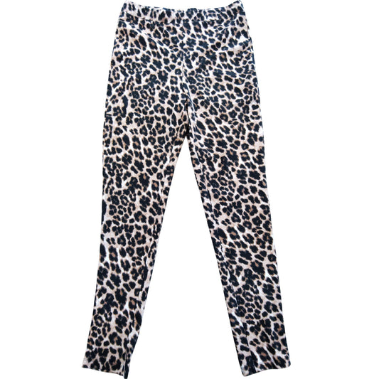 Leopard Print Leggings UK10 Women's Stretchy Fashion Pants New With Tags