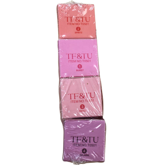 TF&TU Blush Lipstick Cooling Water Jelly Tint Set 4 Shades