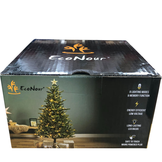 EcoNour 400 Led Christmas Tree Lights Multicolor 8 Lighting Modes Mains Plug