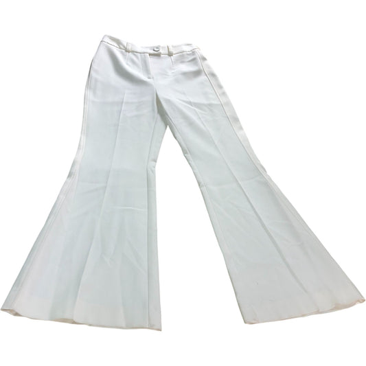 River Island Flared Trousers UK8 Women's Stylish White