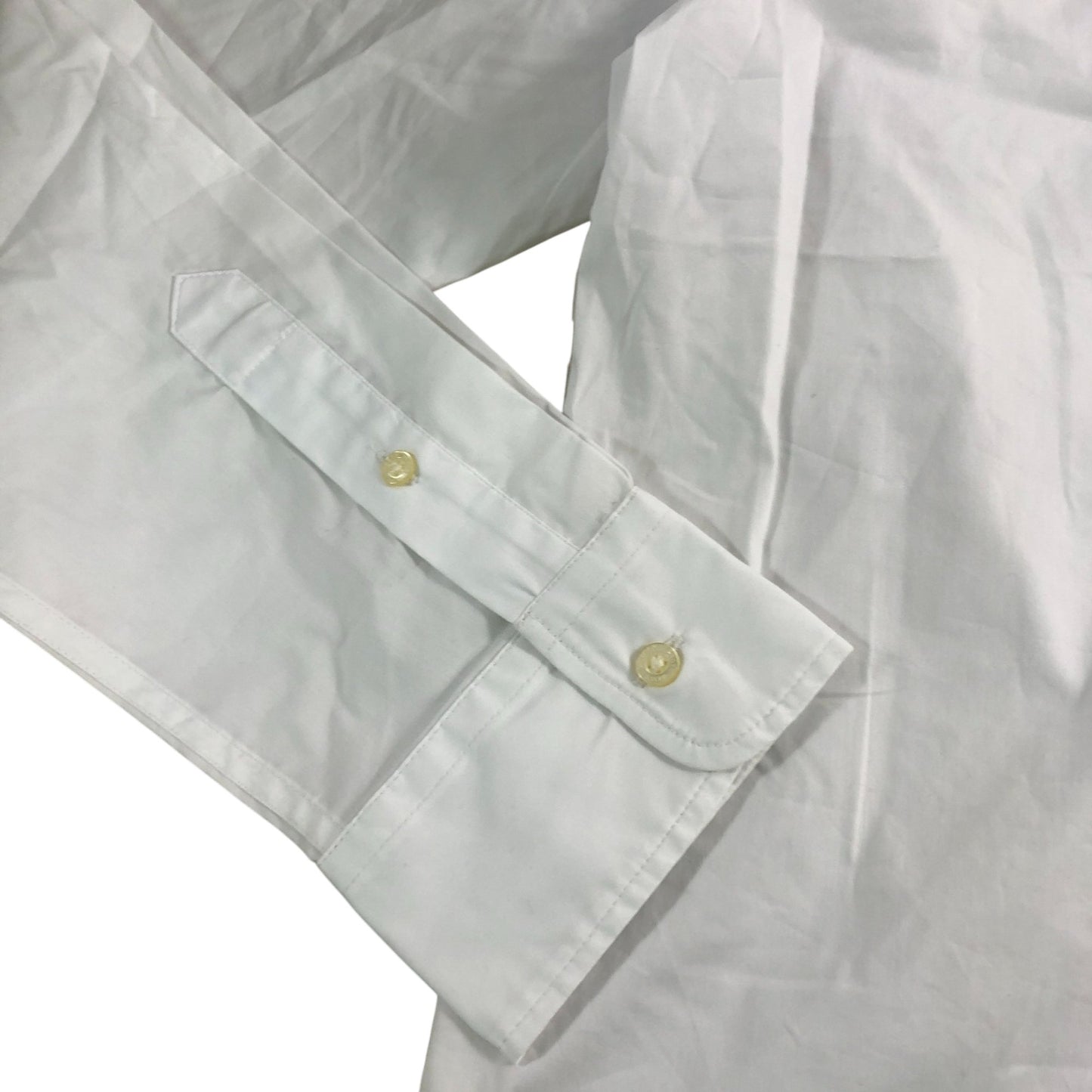 Lauren Ralph Lauren Button Down Shirt Women's White UK16 Casual Cotton Mix