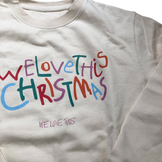 Stanley/Stella We Love This Christmas Sweatshirt Unisex XXL Cream Organic Cotton