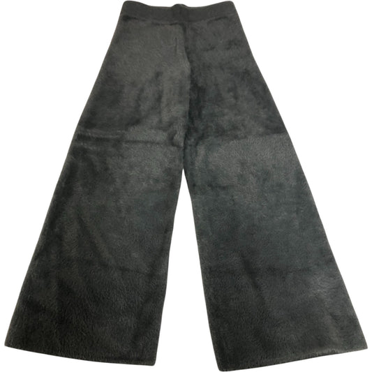 River Island Lounge Fleece Wide Leg Trousers Women's Grey Soft Material