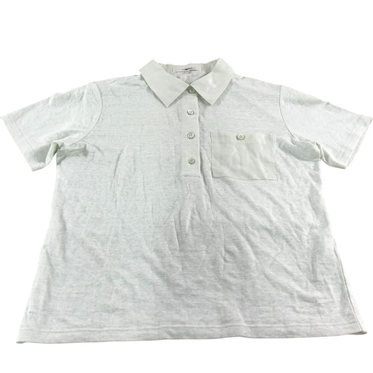 Frame Stone Polo Shirt Size M 10 Light Green Casual Short Sleeve