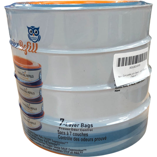 Choice Refill Diaper Pail Refills 4 Pack Holds Up To 1300 Diapers Total