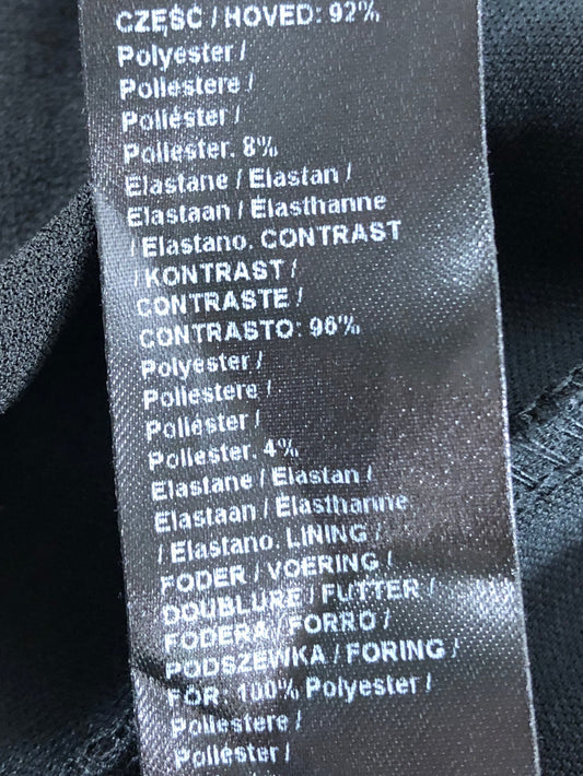 River Island Women's Black Polka Dot Ruffle Top Size S Dressy Casual Blouse