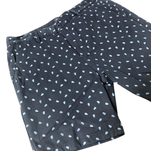 Fluid Shorts Cotton Grey Printed Men's Casual Wear Medium