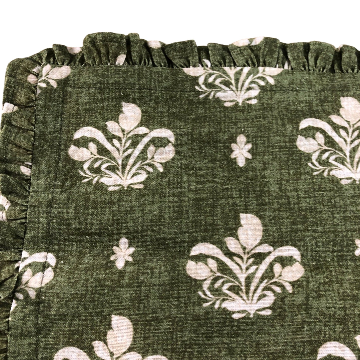 Green Floral Placemats Set 45 x 45cm