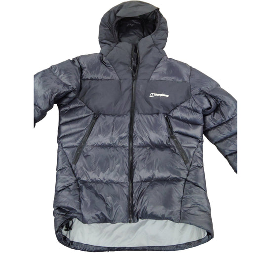 Berghaus Reflect Hooded Puffer Jacket Men's Small Insulated Waterproof Grey