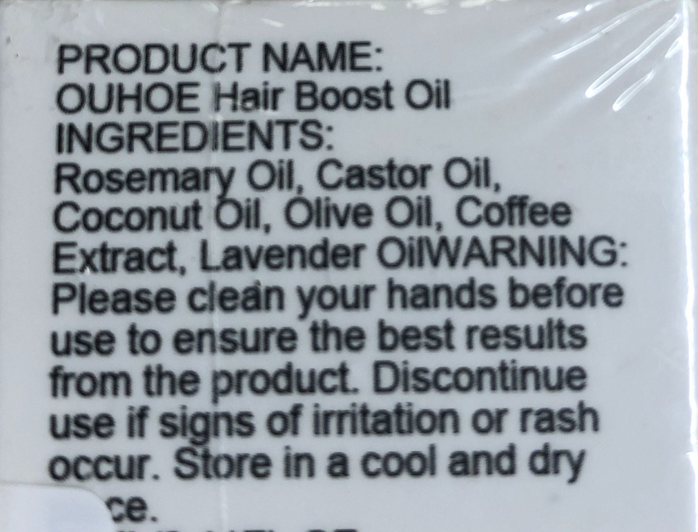 OUHOE Hair Boost Oil Bundle 60ML Natural Plant Extracts 2 Pack