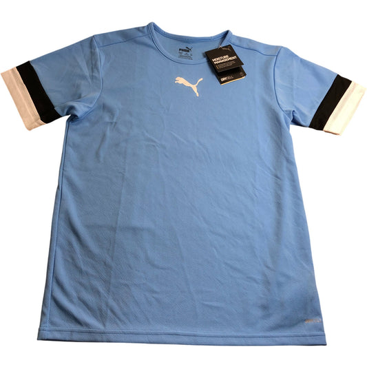 Puma Drycell T-Shirt UK13-14Y Boys Light Blue Moisture Management Sports Top
