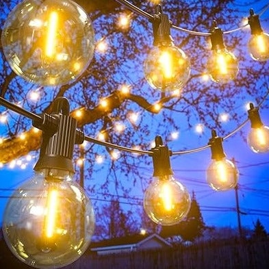 G40 LED Decoration String Lights Plug In 10M Warm White Bulbs