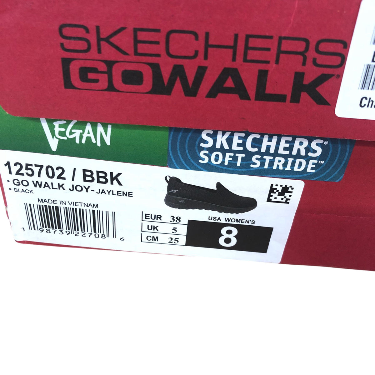 Skechers Go Walk Joy Jaylene Slip On Trainers Black Size 5