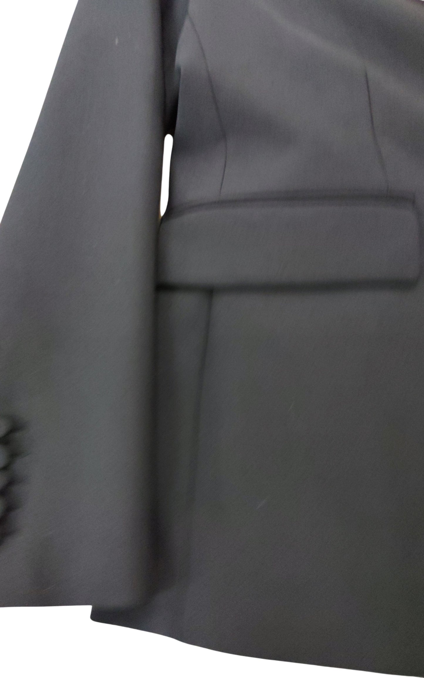 Formal Tuxedo Jacket UK14 Women's Black White Contrast Lapel Smart Fit