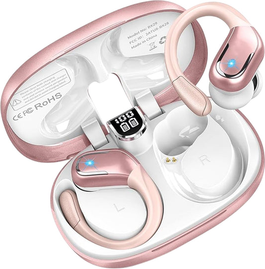 LTINIST BX29 True Wireless Earbuds Bluetooth 5.3 HiFi Sports Rose Gold