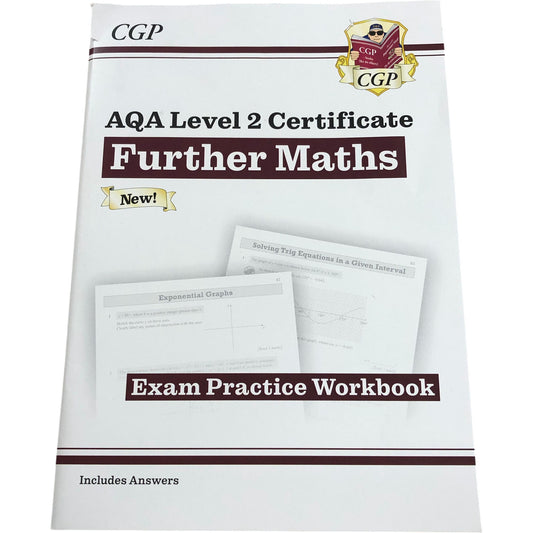 CGP AQA Level 2 Certificate Further Maths Exam Practice Workbook