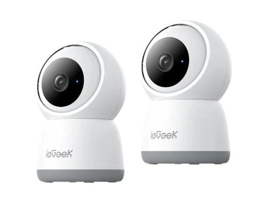 ieGeek Indoor WiFi Security Camera SC1 2 Pack QHD PTZ Camera with Auto Tracking