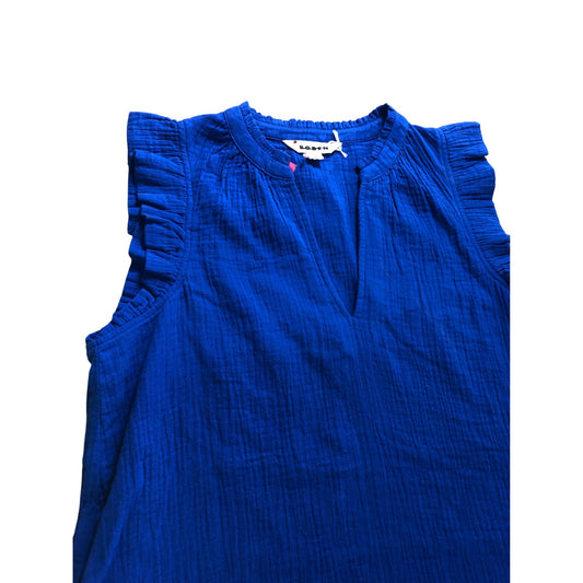 Branded Blue Double Cloth Short Dress - Size 14R