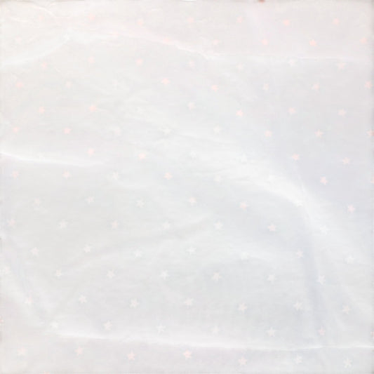 The White Company Cot Bed Sheet 70x140cm Pink Star Pattern 100 Cotton